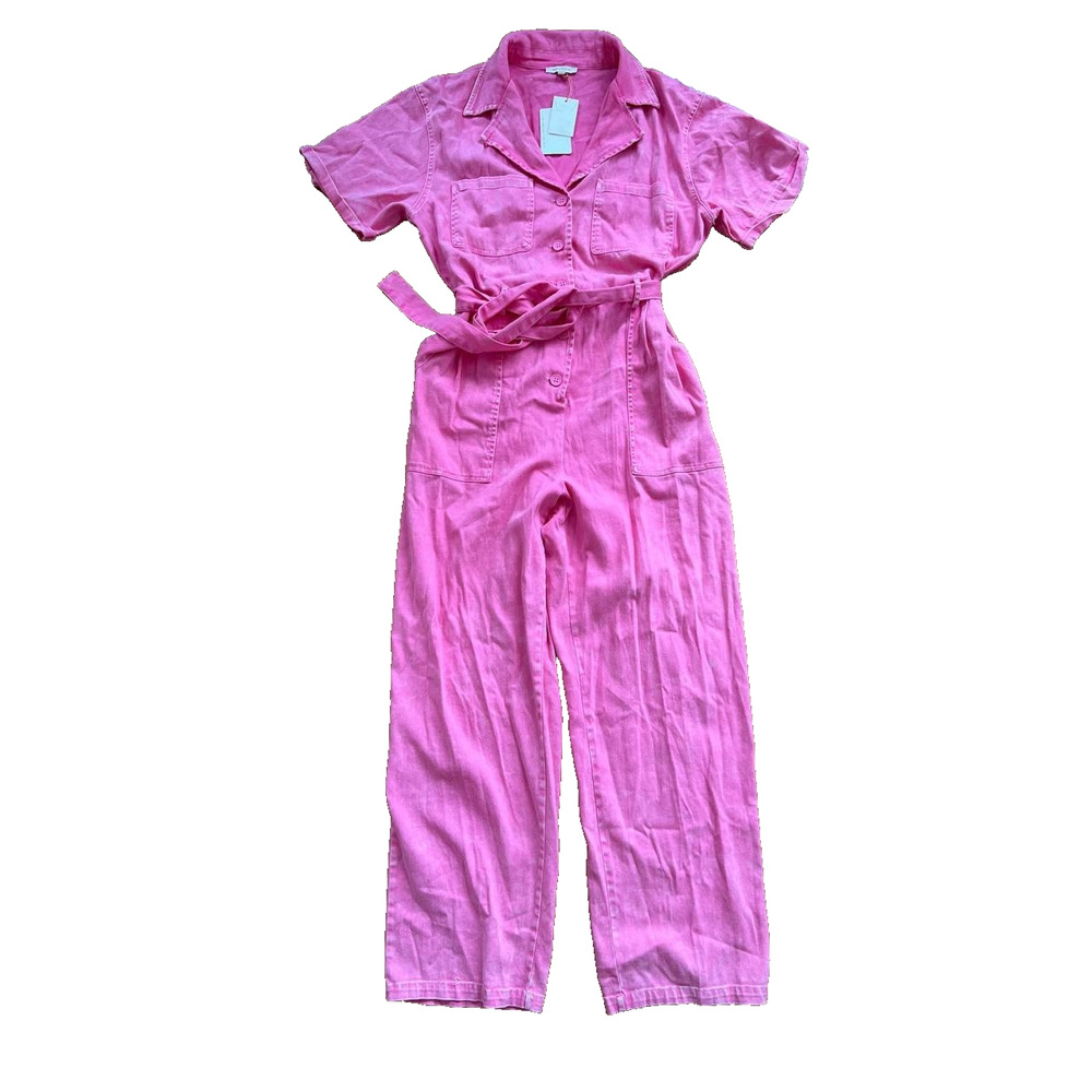 Skies are blue Women Pink jumpsuit Short Sleeve Large A000948 - Picture 2 of 8